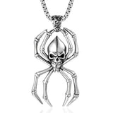 Spider Skull Pendant