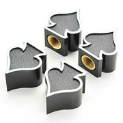 Spades Tire Valve Caps (4 pcs)