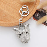 Jaguar Crystal Keychain