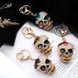 Skull Crystal Keychain