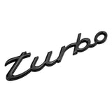 Turbo 3D Badge Sticker