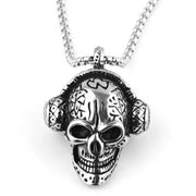 Headphone Skull Pendant