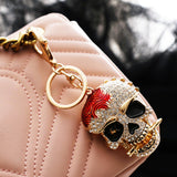 Skull Crystal Keychain