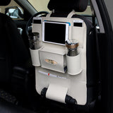 PU Leather Back Seat Organiser