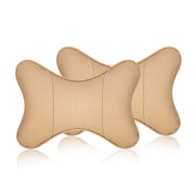 PU Leather Neck Pillow (2 pcs)