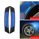 Carbon Fiber Car Reflective Sticker (2 pcs)
