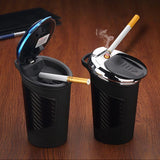 LED Light Ashtray with Cigarette Lighter