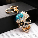 Skull Crystal Keychain